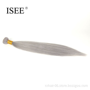 New Style Wholesale Cheap 100% Remy Grey Human Hair Weaving